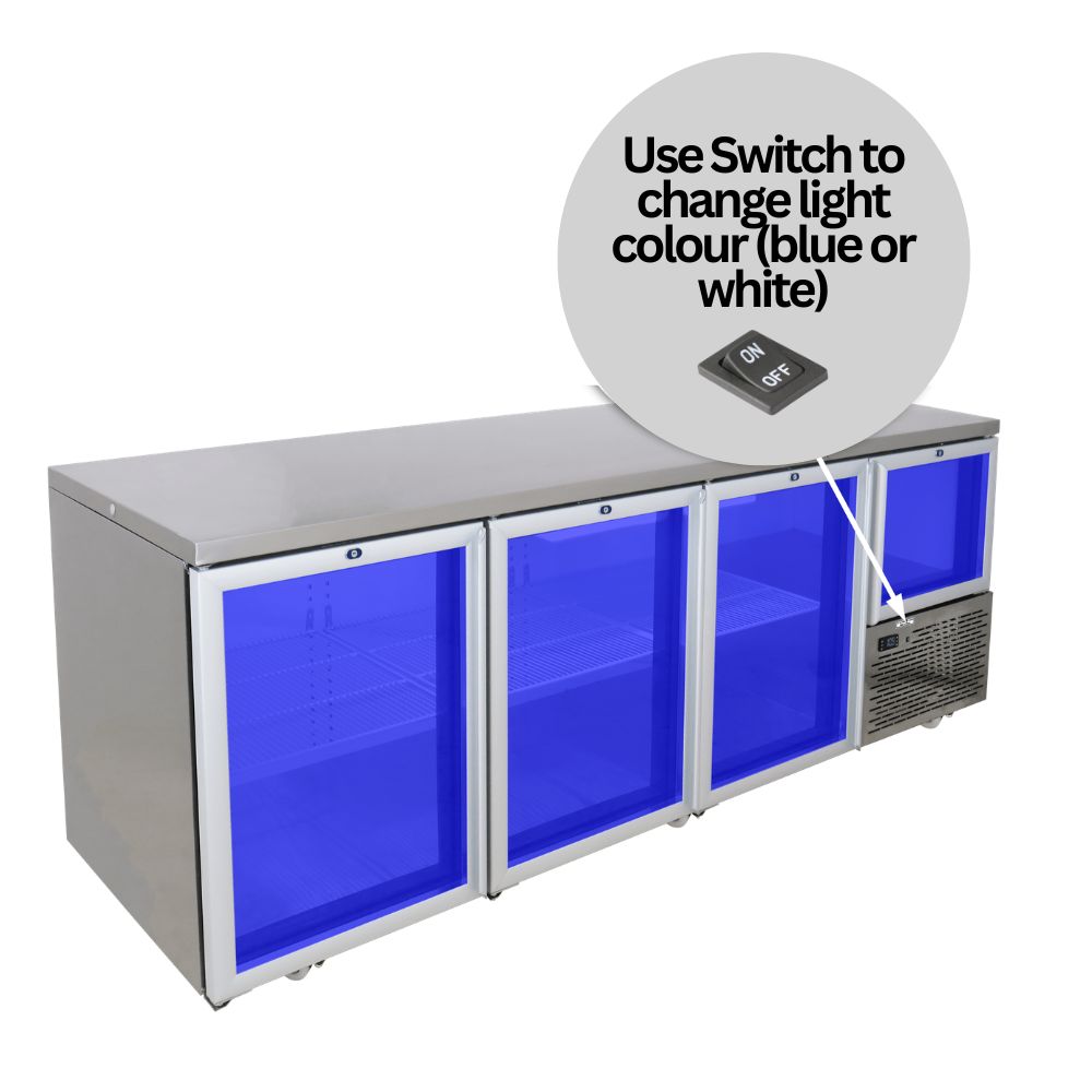 3.5 door Under bar fridge (Glass door) - Image 6