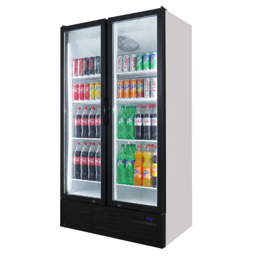 922lt Full Double Glass Door Beverage Cooler