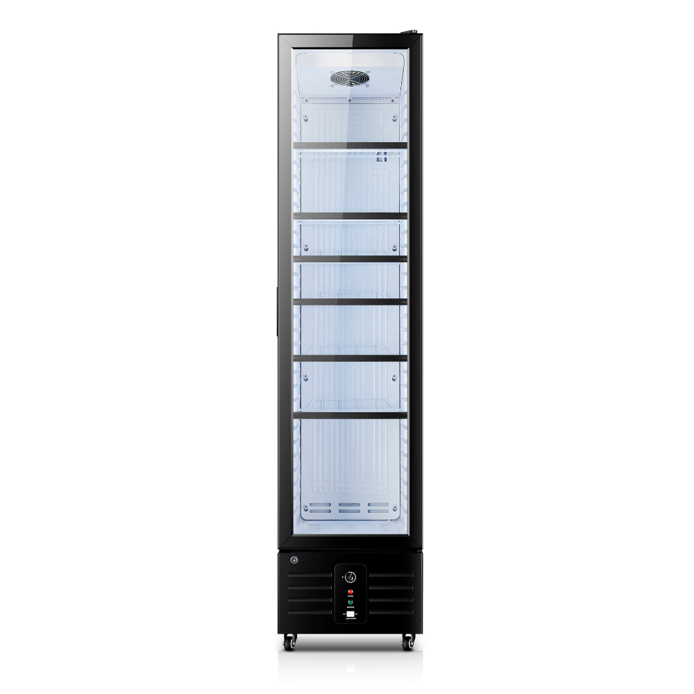 150lt Full Single Glass Door Beverage Cooler (Slimline) - Image 3