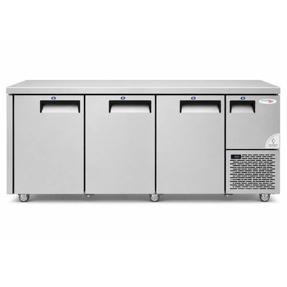 3.5 door Underbar fridge (Stainless Steel Doors) - Image 2
